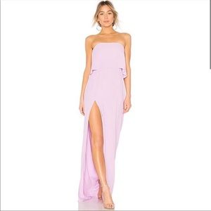 Olivia Uprichard Strapless Topanga Lilac dress size 00